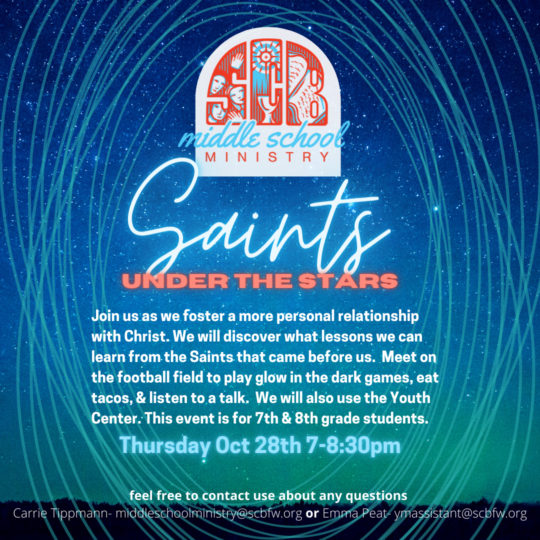 7th & 8th Grade Middle School Ministry