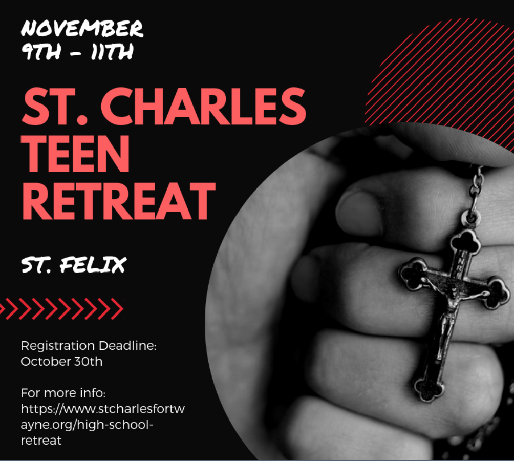 Nov 9-11 High School Retreat (register by Oct 30)