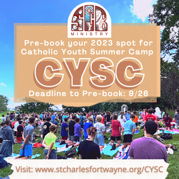 Catholic Youth Summer Camp 2023 Pre-book